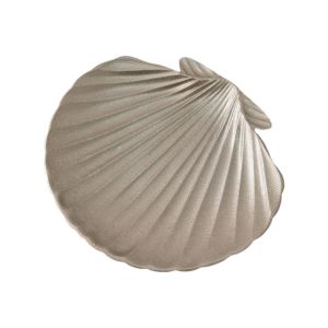 MAYNN Delicate Seashell Wooden Storage Tray Decorative Retro Jewelry Display Tray Multifunctional Conch Shape Leaf Storage Plate Home Decor