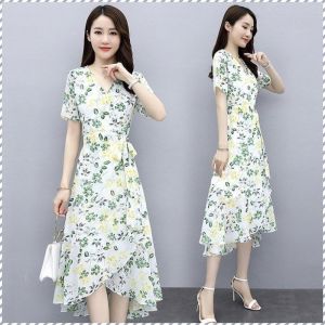 Skirt Summer Dress Skirt Fit High-waisted Large Size Stylish and Elegant Women Fat Sister