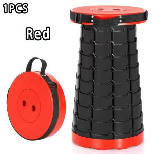 Telescopic Stool Collapsible Outdoor Telescopic Stool Portable Extendable Fishing Picnic Camping Travel Chair Lightweight Collapsible Stool Retractable Kerusi Memancing 伸缩折叠凳