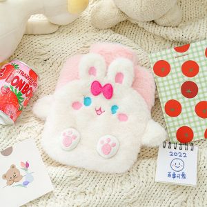 Cartoon Multi-styles Hot Water Bag Period Pain Relief Cute Pocket Feet Warm Plush Bottle Cover Keep Warm Tuam Perut