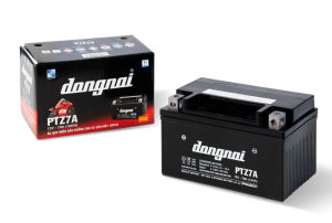 Ắc quy xe máy Đồng Nai PTZ7A 12V-7Ah dùng cho xe Atila xe Yamaha force