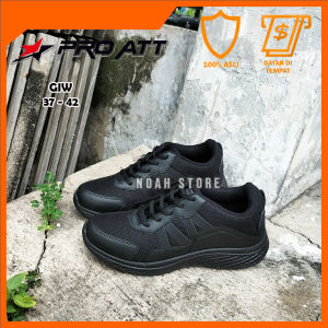 NOAH - Sepatu Sekolah Anak PRO ATT GIW Tali 35 - 44 / Sepatu Sekolah Hitam / Sepatu Sneakers Anak / Sepatu Keren /Sepatu Murah