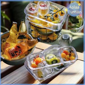 Aolaa 1 Set Kitchen Storage Box Tableware Decoration 1 6 Dollhouse Mini Fresh Keeping Box Lunch Box Model Miniature Vegetable Preparation Plate