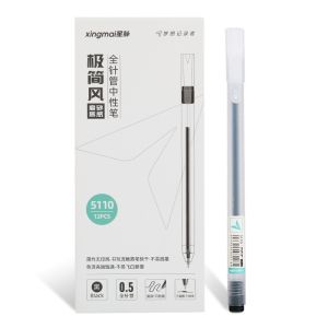 Gel Pen 0.5mm Black Ink Pen Neutral Writing Pen Full Needle Water Pen Neutral Pen Stationary Office School Supplies Large Capacity Water Pen Signature Pen School Office Supplier