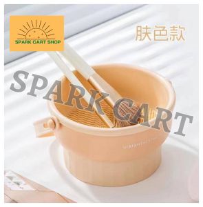 SPARK CART 3 In 1 makeup brush cleaning bowl Makeup Brush Cleaning Mat Beauty tool Clean Drying Storage