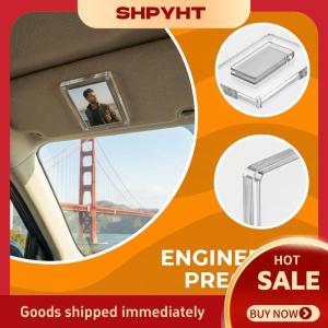 SHPYHT Đa Năng Xe Visor Ảnh Clip Khung Cặp Vợ Chồng Món Quà Xe Trang Trí Nội Thất Giữ Hình Ảnh An Toàn Hoàn Hảo Cho Chuyến Đi Đường Kỷ Niệm