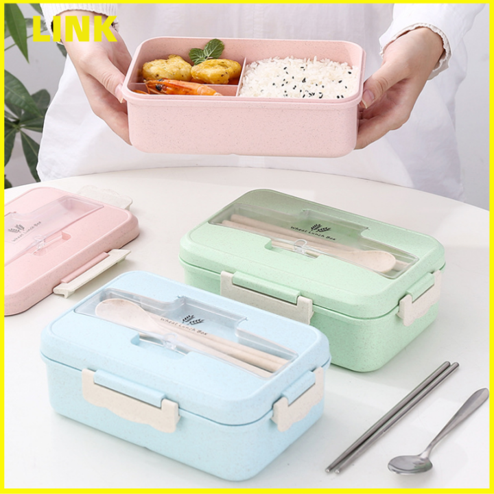 LINK Bento Layer Lunch Box Storage Container Kids Adults School Office ...