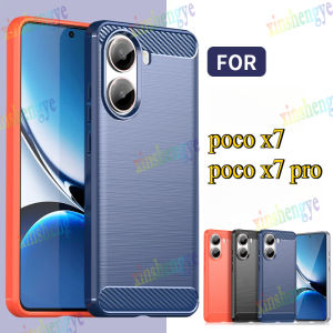 Xiaomi Poco X7 Pro Case for Xiaomi Poco X7 Pro | Xiaomi Poco X7 Case Cover Protective Carbon Fiber Case for Xiaomi Poco X7 Pro