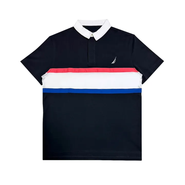 Deolinda 25823 Nautic Polo Shirt and Stripe Shorts In Stock Now