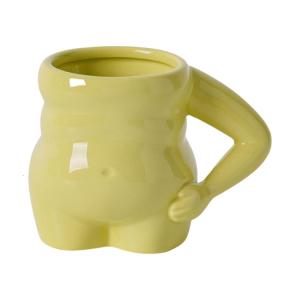 Creative Ceramic Coffee Mug Pinches Belly Designs Coffee Cups Accessory Delicate Tableware for Home Office Party Use