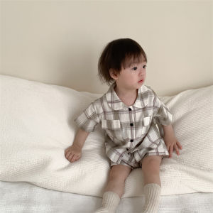 Childrens Summer Short-Sleeve Outfit Baby Clothes Summer Style 2026 Customized summer clothing for children