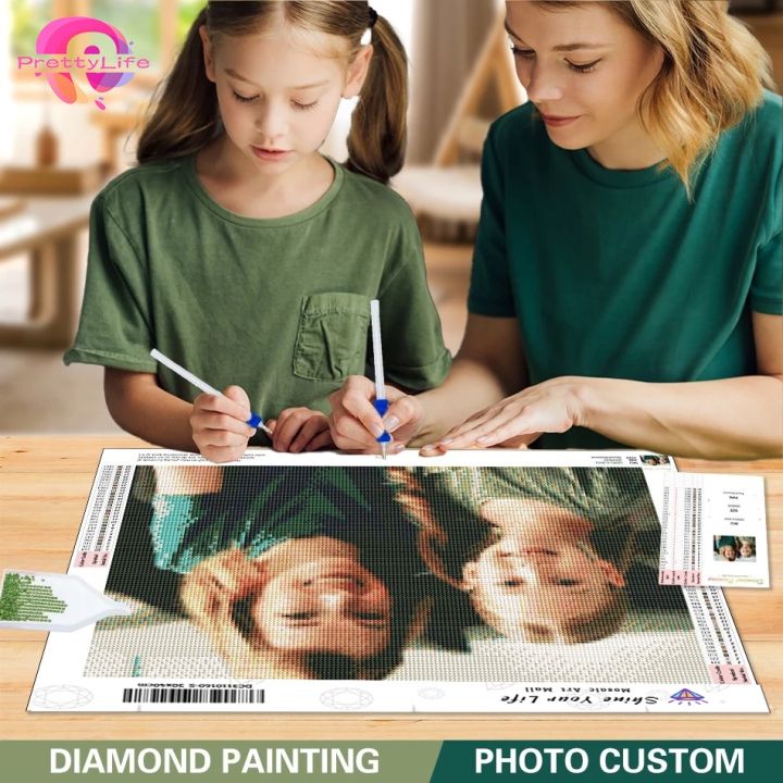 【PL tùy chỉnh】Tranh thêu chữ thập hình bức tranh Kim Cương tùy chỉnh cỡ ...