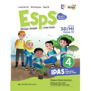 Harga Satuan Buku kelas 4 SD kurikulum merdeka Penerbit Erlangga