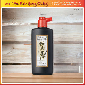 Mực tàu màu đen thư pháp thư hoạ hãng mực Đường Bách Hổ