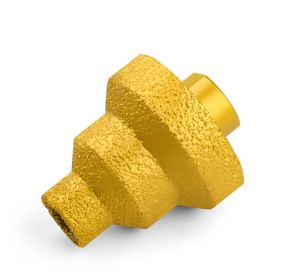 M10 Diamond Brazed Pagoda Drill Bit for Tile Stone Rock Plate Reaming