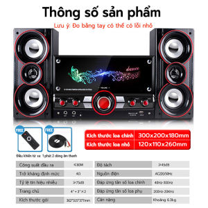 SAST 2.1Loa đa phương tiện loa Bluetooth loa siêu trầm kép (hỗ trợ kết nối Bluetooth thiết bị USB thẻ SDTV micrô)