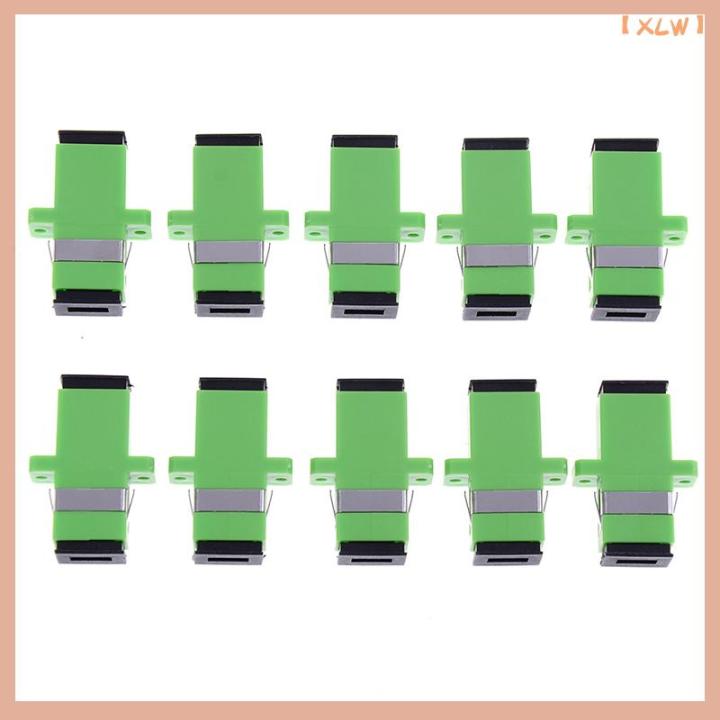 【XLW】 10pcs sc apc simplex mode fiber optic adapter sc apc optical ...