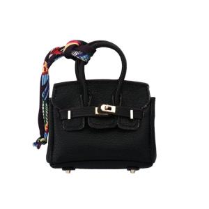 Creative Earphone Keychain Carrying Case Water Resistant Faux Leather Bag Compact Design Multiple Color Selection