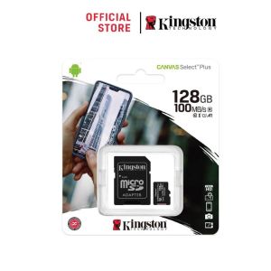 Kingston Canvas Select Plus Class 10 microSD Card 128GB (SDCS2/128GB)