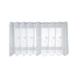 Romantics Florals Lace Curtains for Bedroom and Living Room Sheer Curtains Light Filtering Panels Beautiful and Delicate