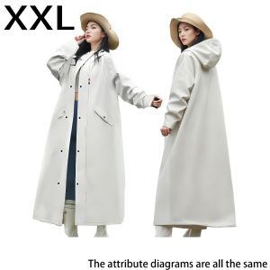 ZOATAAL Hooded Design Electric Vehicle Poncho One-Piece Suit Long Length Waterproof Rain Poncho Mens Wear Impermeable Material Rainstorm Proof Poncho Cycling