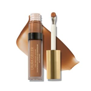 LAURA GELLER NEW YORK The Bright Stuff Illuminating Under Eye Concealer with Cooling Metal Tip - Light Coverage (01 Porcelain)