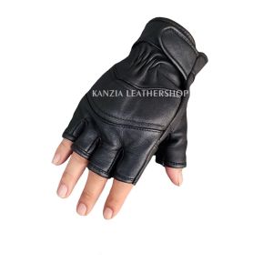 Sarung Tangan Kulit Asli YC Setengah Jari