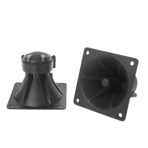 Horn Super Tweeters Black Circular Piezo Tweeter Speaker Horn Tweeter System Circular Piezo Tweeter