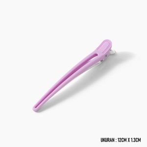 Jepit Bebek Plastik Aluminium Panjang 12cm Jepitan Roll Rambut PER 2 PCS