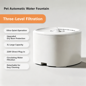 JUANS HOME WiFi Automatic Pet FeederSmart Cat Dog Food Dispenser AppRemote Control Feeding pets during business trips