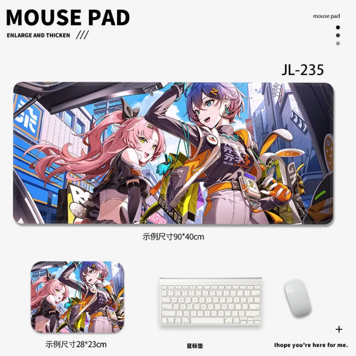 Zenless Zone Zero Mauspad – Gaming-Mauspad Mit Gel-Kissen, Rutschfeste Basis, 260x210 Mm