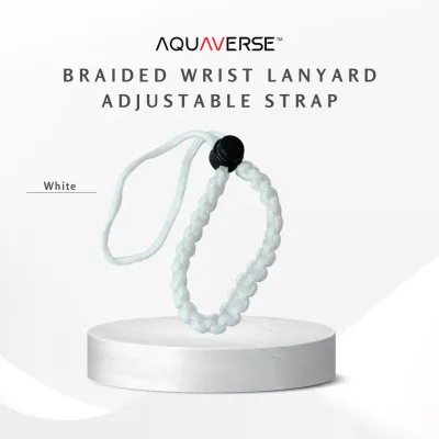 Aquaverse Scuba Diving Dive Braided Wrist Lanyard Adjustable Strap