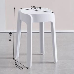 Nordic Modern Premium Designer Plastic Chair Cafe Restaurant Living Room Dining Chair Stool Office Chair Kerusi Makan Stackable Stack Colorful