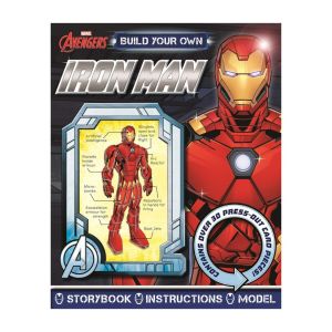 Marvel Avengers Build Your Own Iron Man with 3D Model & Book for Kids to Build & Play