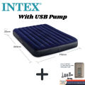 LODER INTEX 5 Sizes/ 25cm Extra Thick Dura Beam Standard Inflatable Air Bed Air Mattress Tilam Angin. 