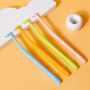 การดูแลทําความสะอาดช่องปาก แปรงสีฟัน แปรงสีฟัน ปัญหาช่องปาก แบบพกพา หัวแหลมเล็ก ขนแปรงนุ่ม แปรงสีฟันมัดเดี่ยว