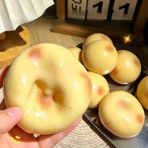 Realistic Mashed Potato Stress Ball Squeeze Toy ASMR Stress Relief Sensory Fidget Toy for Adults