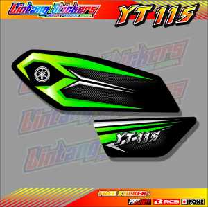 STRIPING VARIASI YAMAHA YT 115 - KING VIPER STYLE / STICKER LIST VARIASI MOTOR YAMAHA YT 115