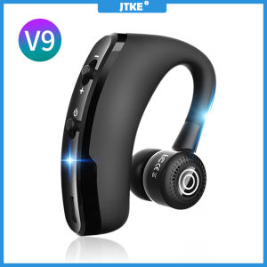 JTKE V9 Wireless Bluetooth Earphones Handsfree Noise Reduction Headphone Business Driving Sport Headset with Mic