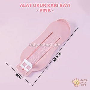 TAIYO Alat Ukur Kaki Bayi Pengukur Panjang Telapak Kaki Sepatu Akurat Baby Foot Ruler Shoes Fittings Kids