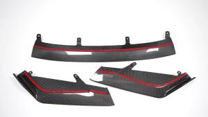 mv1 Replacement Carbon Car Exterior Front Bumper Lip Bodykit Cover Trim Car Accessories For Lexus IS300 IS350 F-Sport 2021 2022-2024 H9M5T