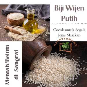 Biji Wijen Putih 50gr MURAH/White Sesame Seed KUALITAS PREMIUM HALAL