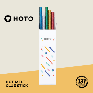 HOTO EasyFlow Glue Gun - Cordless 30s Heat Auto Dispense 3000mAh Rechargeable 28-Stick Output