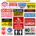 Caution Electrical Hazard Sign - Laminated Signage - A4 Size. 