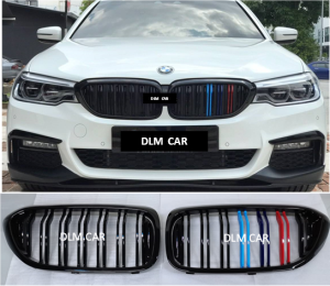 [READY STOCK] BMW 5 Series G30 G31 2016-2020 M5 Style Front Grille - Black / 3 Colours