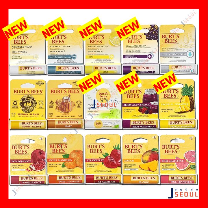 BURT'S BEES Lip Balm / Tinted Lip Balm Natural Lip Care (ADVANCED