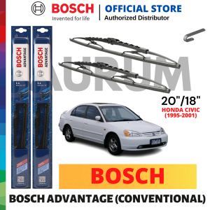 Bosch Advantage Wiper Blade set for Honda Civic 1995-2001 (20/18) 2pcs