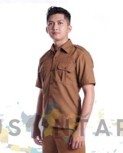 Kemeja Pns Pria Lengan Pendek Kemeja Keki Pria Kemeja Pemda Pria