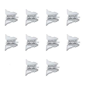 Prevent Open Butterfly Shape Lock Clear Concealed Window Restrictors Door and Window Safety Lock Sliding Door stoppers