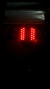 Stoplamp Running Bentuk i♥️u 2warna 8mode Vario 125/150new